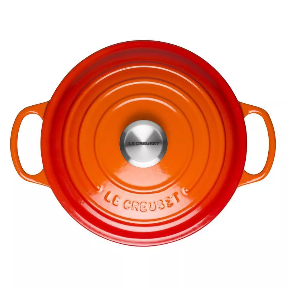 Le Creuset Signature Volcanic Cast Iron Round Casserole 28cm